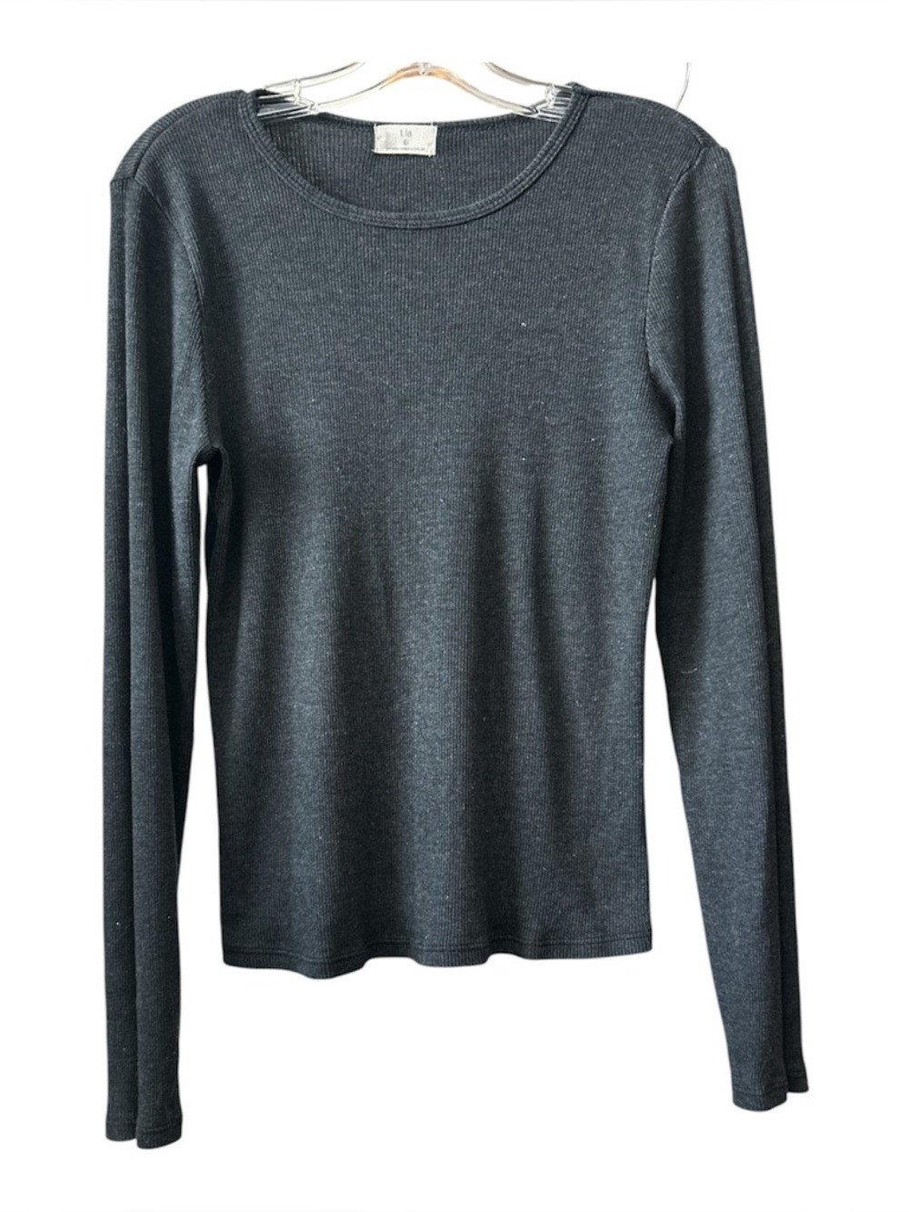 Anthropologie T.la long sleeve ribbed crew neck